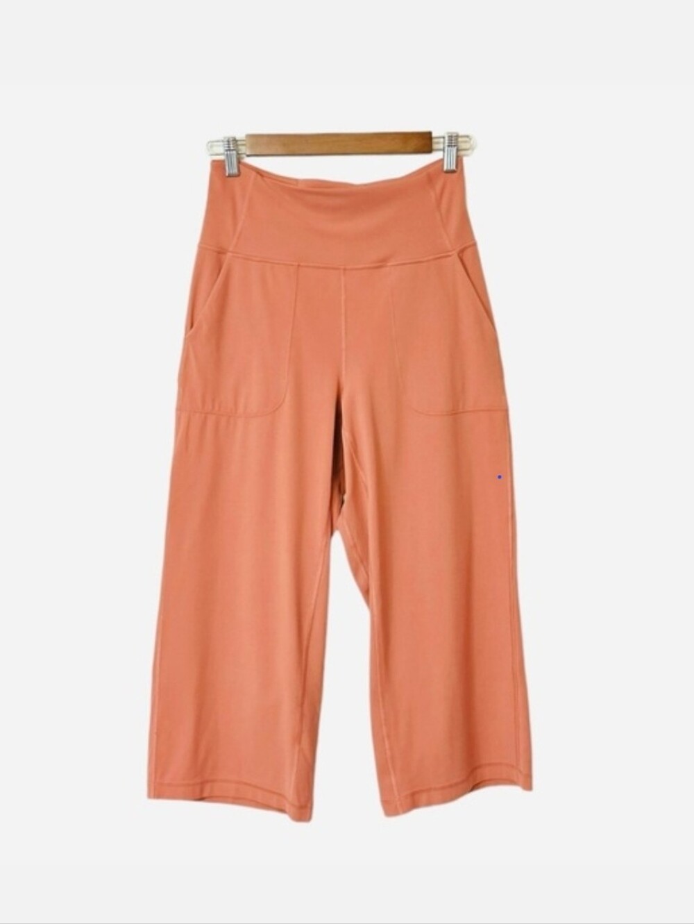 LULULEMON | Align Wide Leg Crop Pants in Rustic Coral, Size 8